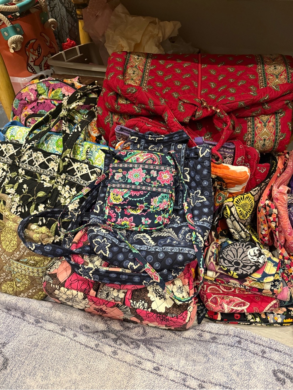 This is a flyer for my live show Unlisted Surprises Vera Bradley Quilted Cuties